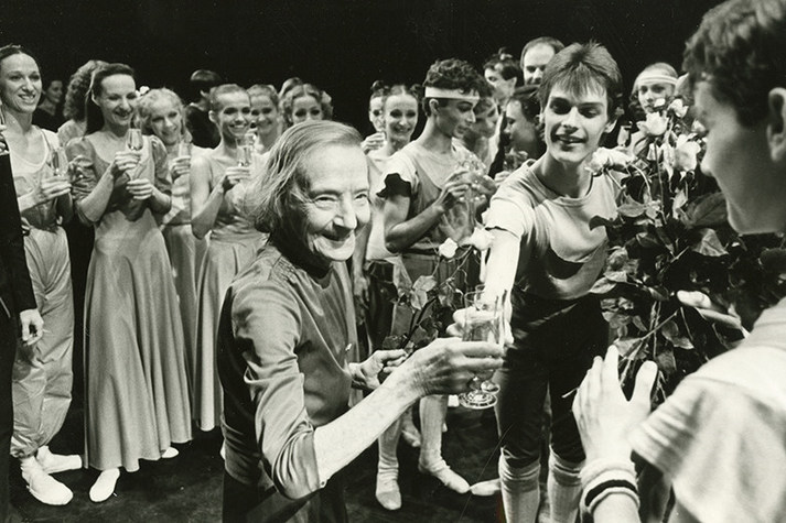 Gret Palucca zu ihrem 85. Geburtstag am 8. Januar 1987