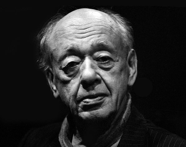 Porträtfotografie von Eugène Ionesco (1909-1994)