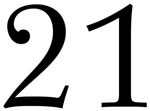 Zahl 21